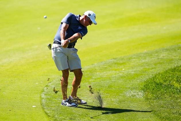 July 13, 2024, Cadiz, Cadiz, SPAIN: Phil Mickelson of Hyflyers team in action uring day two of the LIV Golf Andalucia at Golf Club Royal of Valderrama on July 13, 2024 in Cadiz, Spain. Cadiz SPAIN - ZUMAa181 20240713_zaa_a181_063 Copyright: xJoaquinxCorcherox