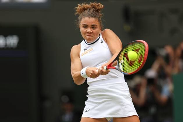 Jasmine Paolini ITA , Final, Final Tennis Wimbledon 2024 Grand Slam ITF ATP WTA AELTC London Great Britain 13 July 2024 Copyright: xJuergenxHasenkopfx
