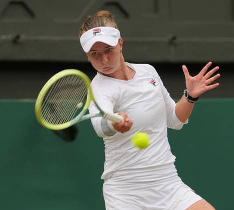 Lawn Tennis - 2024 Wimbledon Championship Ladies Singles Final - Barbora Krejcikova (CZE) v Jasmine Paolini (ITA) All England Lawn Tennis & Croquet Club - Saturday 13th July 2024 Barbora Krejcikova (CZE) 