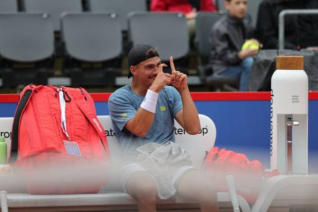 Tennis Men ATP, Tennis Men Tour 500 European Open Hamburg, Hamburg Open ATP 500 2024 Qualifying Round , 13 07 2024, Marko Topo GER Copyright: FernandoxSoares
