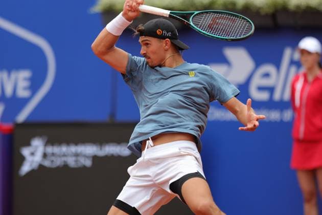 Tennis Men ATP, Tennis Men Tour 500 European Open Hamburg, Hamburg Open ATP 500 2024 Qualifying Round , 13 07 2024, Marko Topo GER Copyright: FernandoxSoares