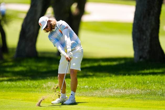 July 13, 2024, Cadiz, Cadiz, SPAIN: Paul Casey of Cleeks team in action during day two of the LIV Golf Andalucia at Golf Club Royal of Valderrama on July 13, 2024 in Cadiz, Spain. Cadiz SPAIN - ZUMAa181 20240713_zaa_a181_110 Copyright: xJoaquinxCorcherox