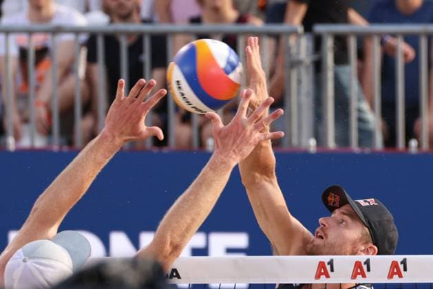 BEACHVOLLEYBALL - Beach Pro Vienna VIENNA,AUSTRIA,13.JUL.24 - Beach volleyball, Beachvolleyball - A1 Beach Pro Vienna. Image shows Christian Sandlie Sorum (NOR).  GEPAxpictures xMathiasxMandl