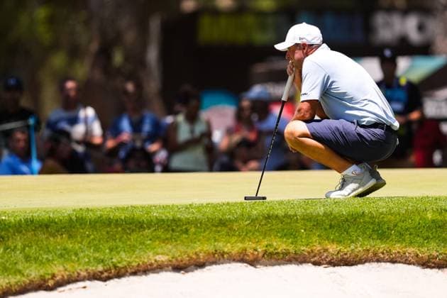 July 13, 2024, Cadiz, Cadiz, SPAIN: Richard Bland of Cleeks team looks on during day two of the LIV Golf Andalucia at Golf Club Royal of Valderrama on July 13, 2024 in Cadiz, Spain. Cadiz SPAIN - ZUMAa181 20240713_zaa_a181_121 Copyright: xJoaquinxCorcherox