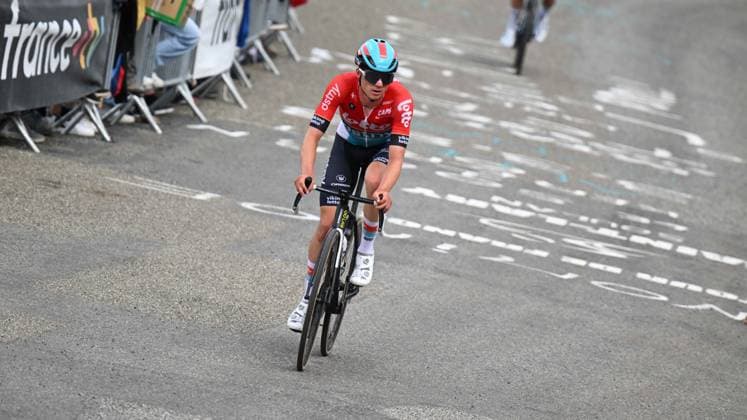 13-07-2024 Tour De France; Tappa 14 Pau - Saint Lary Soulan; 2024, Lotto - Dstny; Van Gils, Maxim; Saint Lary Soulan; 