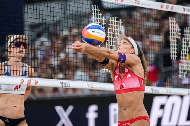 Beach Pro Tour Elite 16 Vienna, 13 07 2024, Vienna Annouk Verge Depre SUI Beach Pro Tour Elite 16 Vienna, Vienna on 13 07 2024 Copyright: xBEAUTIFULxSPORTS PeterxWeberx