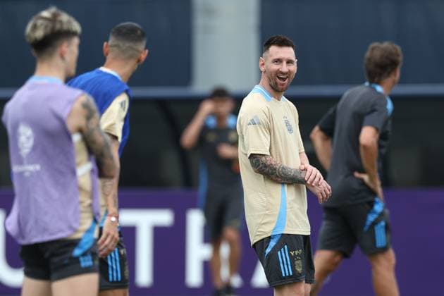 Football, Copa America, Argentina national team, Training