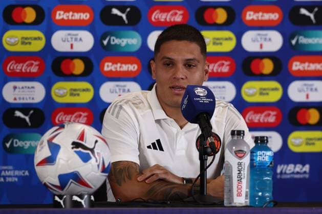 Colombia s midfielder Juan Fernando Quintero during a training session ahead the match against Argentina for the Copa America USA 2024 final match, at Florida International University FIU, Miami, on July 13, 2024 MIAMI UNITED STATES Copyright: xALEJANDROxPAGNIx
