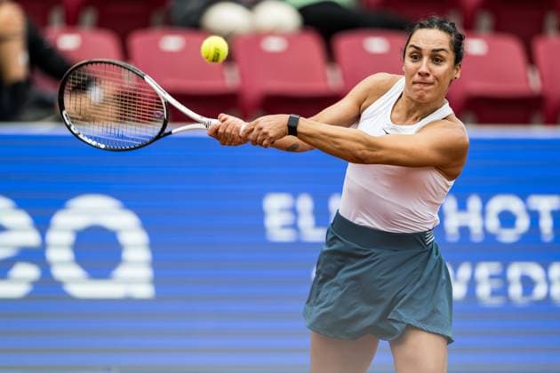 240714 Martina Trevisan of Italy during the final of Nordea Open day 7 on July 14, 2024 in Bastad Photo Niclas Jönsson BILDBYRAN COP 273 NO0280 tennis dam wta nordea open bastad dag 7 bbeng final double final  Copyright: NICLASxJÖNSSON BB240714NO035