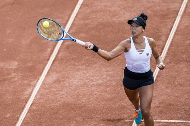 240714 Ann Li of USA during the final of Nordea Open day 7 on July 14, 2024 in Bastad Photo Niclas Jönsson BILDBYRAN COP 273 NO0280 tennis dam wta nordea open bastad dag 7 bbeng final double final  Copyright: NICLASxJÖNSSON BB240714NO042