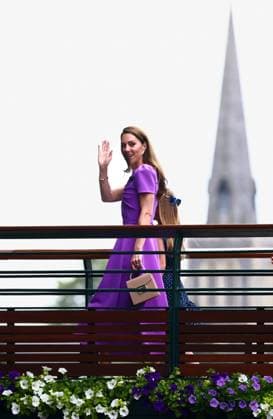 Catherine Princess of Wales and Princess Charlotte Wimbledon Tennis Championships, Day 14, The All England Lawn Tennis and Croquet Club, London, UK - 14 Jul 2024  Copyright: xJamesxMarsh Shutterstockx 14584815a