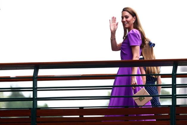 Catherine Princess of Wales and Princess Charlotte Wimbledon Tennis Championships, Day 14, The All England Lawn Tennis and Croquet Club, London, UK - 14 Jul 2024  Copyright: xJamesxMarsh Shutterstockx 14584815k
