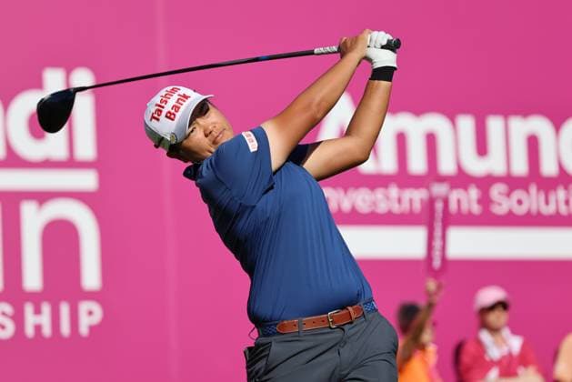 Golf, LPGA, Amundi Evian Championship in Evian-les-Bains - Peiyun Chien hits hole in one
