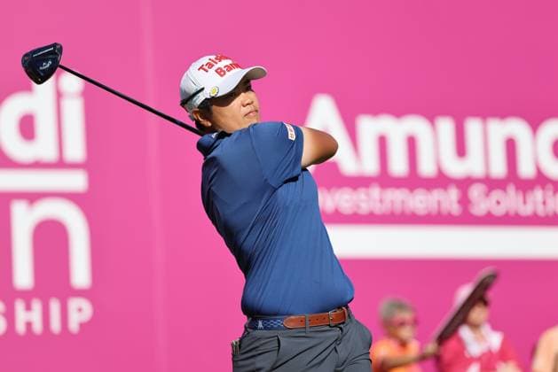 EVIAN-LES-BAINS, FRANCE - 14.07.2024: Peiyun Chien (TPE) of The Amundi Evian Championship at the Evian Resort Golf Club on July 1, 2023 in Evian-les-Bains, France.