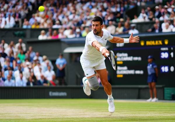 Novak Djokovic during the Gentlemen s Singles final Wimbledon Tennis Championships, Day 14, The All England Lawn Tennis and Croquet Club, London, UK - 14 Jul 2024  Copyright: xJavierxGarcia Shutterstockx 14584814as