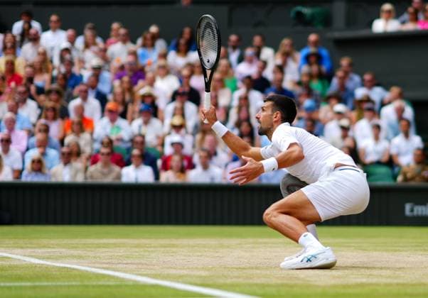 Novak Djokovic during the Gentlemen s Singles final Wimbledon Tennis Championships, Day 14, The All England Lawn Tennis and Croquet Club, London, UK - 14 Jul 2024  Copyright: xJavierxGarcia Shutterstockx 14584814bq