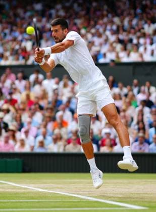 Novak Djokovic during the Gentlemen s Singles final Wimbledon Tennis Championships, Day 14, The All England Lawn Tennis and Croquet Club, London, UK - 14 Jul 2024  Copyright: xJavierxGarcia Shutterstockx 14584814bm