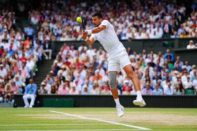 Novak Djokovic during the Gentlemen s Singles final Wimbledon Tennis Championships, Day 14, The All England Lawn Tennis and Croquet Club, London, UK - 14 Jul 2024  Copyright: xJavierxGarcia Shutterstockx 14584814bn