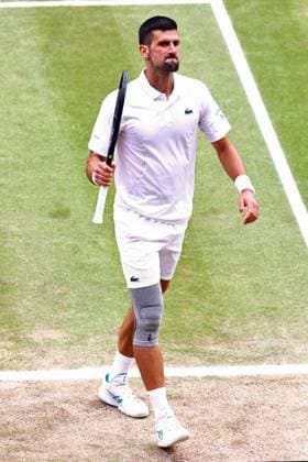 Novak Djokovic during the Gentlemen s Singles final Wimbledon Tennis Championships, Day 14, The All England Lawn Tennis and Croquet Club, London, UK - 14 Jul 2024  Copyright: xJamesxMarsh Shutterstockx 14584815bv