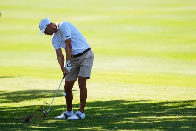 July 14, 2024, Cadiz, Cadiz, SPAIN: Martin Kaymer of Cleeks team in action during the final round of the LIV Golf Andalucia at Golf Club Royal of Valderrama on July 14, 2024 in Cadiz, Spain. Cadiz SPAIN - ZUMAa181 20240714_zaa_a181_017 Copyright: xJoaquinxCorcherox