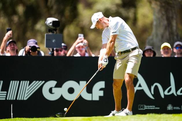 July 14, 2024, Cadiz, Cadiz, SPAIN: Martin Kaymer of Cleeks team in action during the final round of the LIV Golf Andalucia at Golf Club Royal of Valderrama on July 14, 2024 in Cadiz, Spain. Cadiz SPAIN - ZUMAa181 20240714_zaa_a181_022 Copyright: xJoaquinxCorcherox