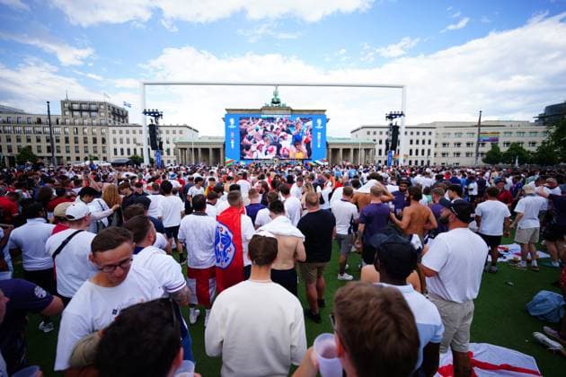 EURO 2024, Final, Spain - England, Fan Zone in Berlin