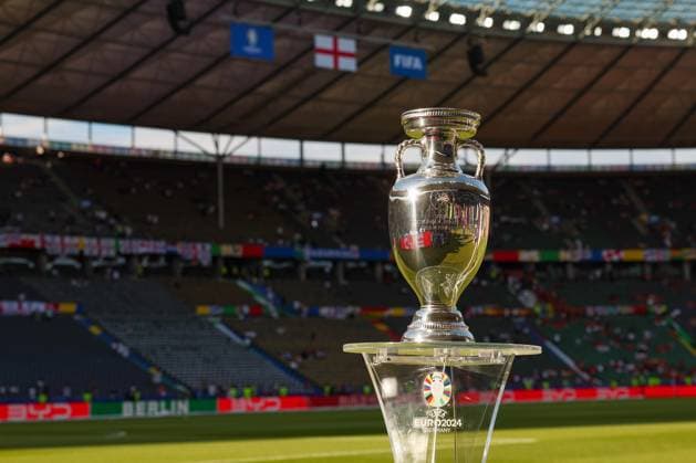 Cup, Trophy, Spain vs England, Football, UEFA Euro 2024, Final, 14 07 2024 Berlin Berlin Germany Copyright: xkolbert-press ChristianxKolbertx
