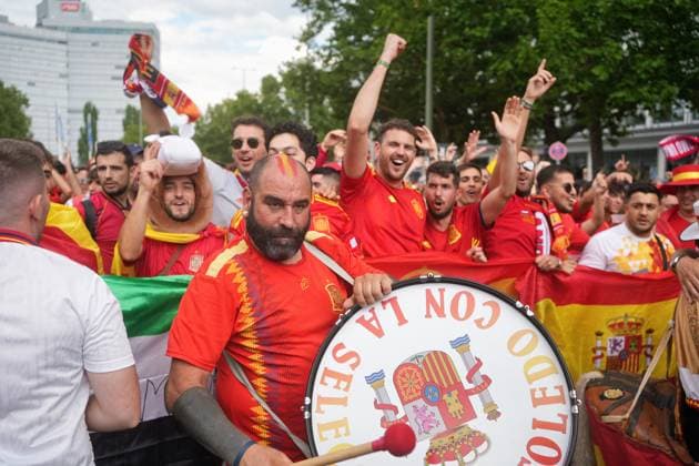 14 07 2024,Berlin,Impressions before the start of the Uefa European Championship final match between England and Spain