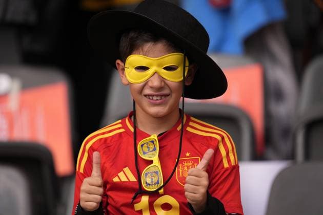 Spain supporters before the final match between Spain and England at the Euro 2024 soccer tournament in Berlin at Olympiastadium, Germany, Sunday, July 14, 2024 - Soccer .  Copyright: xFabioxFerrari LaPressex