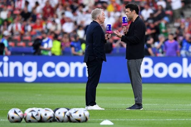 EURO 2024, Final, Spain - England, Johannes B. Kerner and Michael Ballack