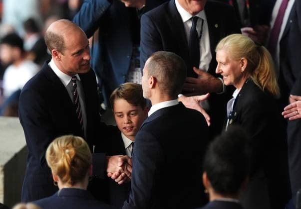 EURO 2024, Final, Spain - England, Prince William with son George