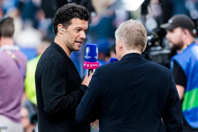 UEFA EURO 2024 Final Spain England 14 07 2024 Michael Ballack with Johannes B Kerner UEFA EURO 2024 Final Spain England Olympiastadion, Berlin on 14 07 2024 Copyright: xBEAUTIFULxSPORTS Wunderlx