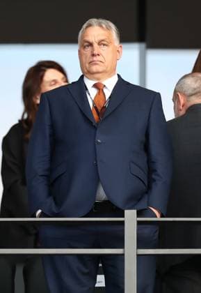 14 07 2024, xtgx, European Football Championship 2024 Final, Spain England emspor, v l Viktor Orban, Prime Minister of Hungary UEFA REGULATIONS PROHIBIT ANY USE OF PHOTOGRAPHS as IMAGE SEQUENCES and or QUASI VIDEO Berlin