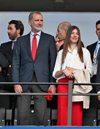14 07 2024, Football UEFA EURO 2024, Final in Berlin Olympic Stadium, Spain England, King of Spain Felipe VI Spain