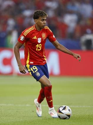 BERLIN - Lamine Yamal of Spain during the UEFA EURO, EM, Europameisterschaft,Fussball 2024 Final match between Spain and England at the Olympiastadion on July 14, 2024 in Berlin, Germany. ANP Hollandse Hoogte MAURICE VAN STEEN UEFA EURO 2024 FINAL 2024 xVIxANPxSportx xVanxSteenxFotografiexIVx 503475406 originalFilename: 503475406.jpg
