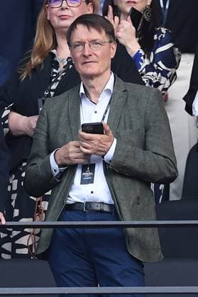 Soccer UEFA EURO 2024 Final Spain England on 14 07 2024 at the Olympiastadion Berlin in Berlin Karl Lauterbach xRx