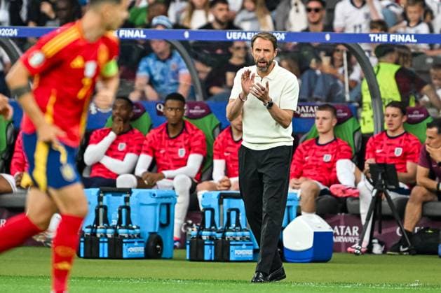 BERLIN, GERMANY - 14 JULY, 2024: The football match of Final EURO 2024 Spain vs England at Olympic Stadium  Copyright: xVITALIIxKLIUIEVx