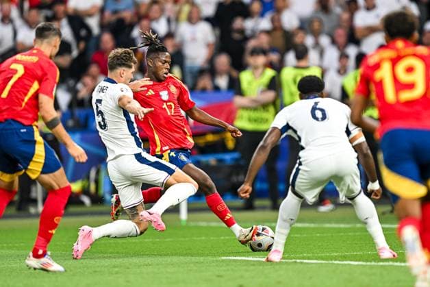 BERLIN, GERMANY - 14 JULY, 2024: The football match of Final EURO 2024 Spain vs England at Olympic Stadium  Copyright: xVITALIIxKLIUIEVx
