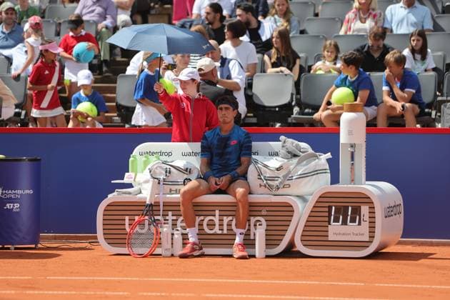 Tennis Men ATP, Tennis Men Tour 500 European Open Hamburg, Hamburg Open ATP 500 2024 Qualifying Round , 14 07 2024, Francisco Comesana ARG Copyright: FernandoxSoares