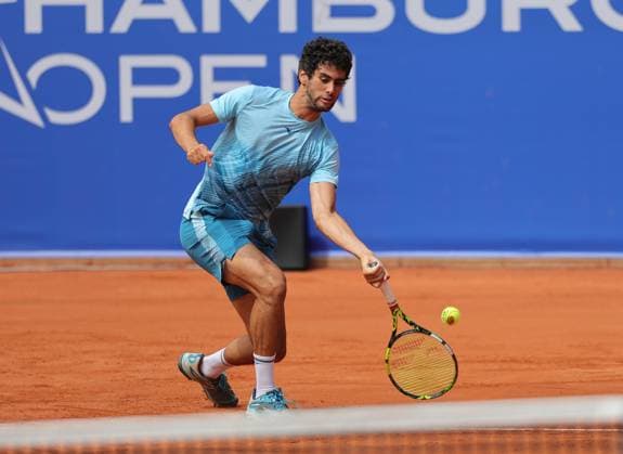 Tennis Men ATP, Tennis Men Tour 500 European Open Hamburg, Hamburg Open ATP 500 2024 Qualifying Round , 14 07 2024, Aziz Dougaz TUN Copyright: FernandoxSoares