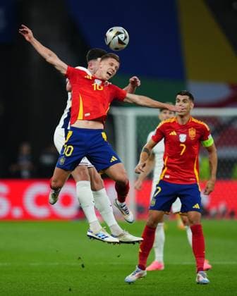 GER: Spain v England. UEFA EURO, EM, Europameisterschaft,Fussball 2024 Final Dani Olmo of Spain during the UEFA Euro 2024 match between Spain and England, Final, played at Olympiastadion on July 14, 2024 in Berlin, Germany. kpng Copyright: xBaguxBlancox xPRESSINPHOTOx PS_240714_ESP_ENG_052