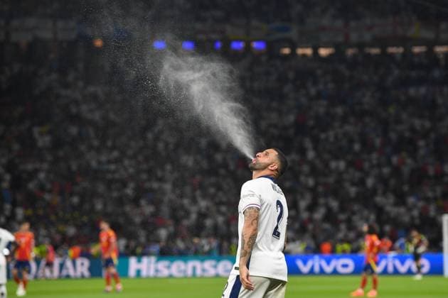 Football, Men, Season 2023 24, UEFA Euro EM 2024, Final in Berlin, Spain England, Kyle Walker England , 14 07 2024, Copyright: xSebastianxRäppold MatthiasxKochx