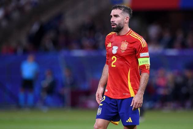 Soccer UEFA EURO 2024 Final Spain England on 14 07 2024 at Olympiastadion Berlin in Berlin Dani Carvajal Spain xRx