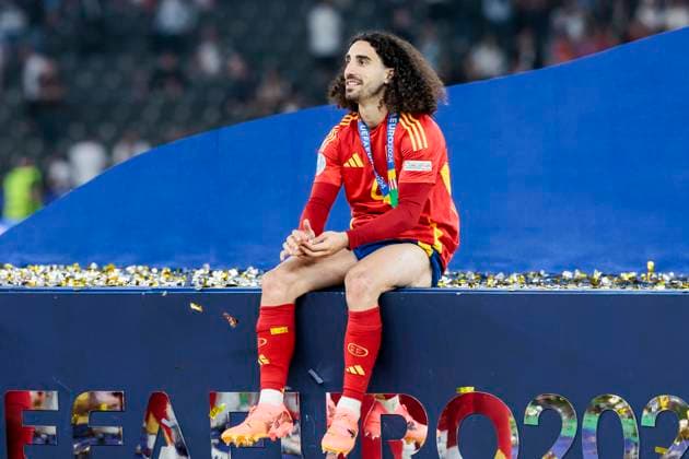 UEFA EURO 2024 Final Spain England 14 07 2024 Marc Cucurella Spain, 24 UEFA EURO 2024 Final Spain England Olympiastadion, Berlin on 14 07 2024 Copyright: xBEAUTIFULxSPORTS Wunderlx