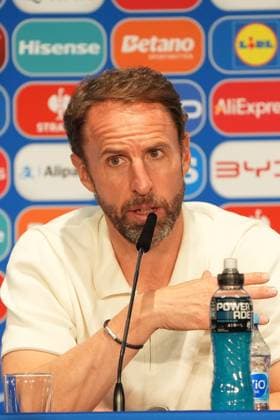 Coach Gareth Southgate England in the press conference Berlin 14 07 2024 Spain vs England, M51, EURO2024 Final, Olympiastadion Berlin