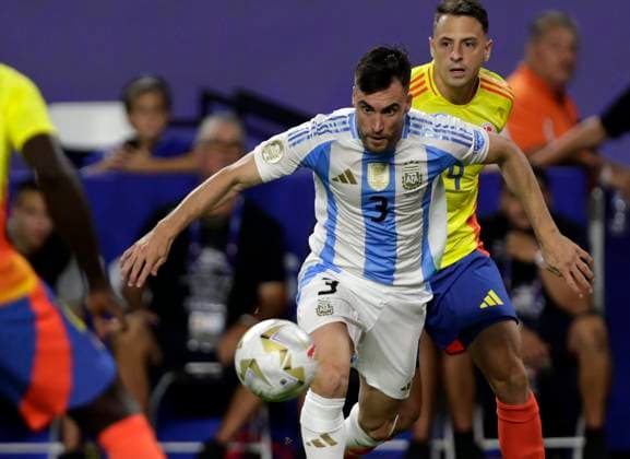 Nicolas Tagliafico ARGENTINA VS COLOMBIA Date 14 07 2024 Description FINAL COPA AMERICA UNITED STATES Copyright: xxdanielxferrarix