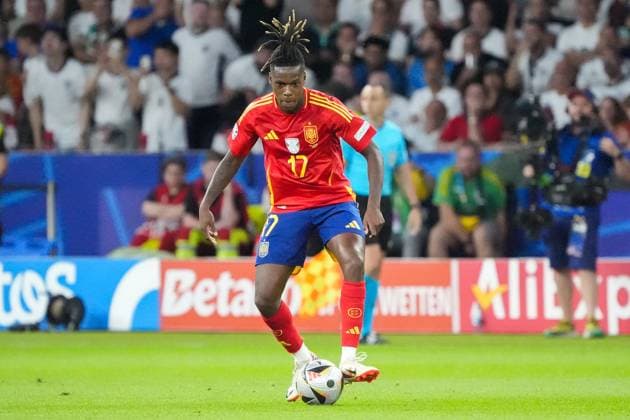 Nico Williams Spain Spain, 17 Berlin 14 07 2024 Spain vs England, M51, EURO2024 Final, Olympiastadion Berlin