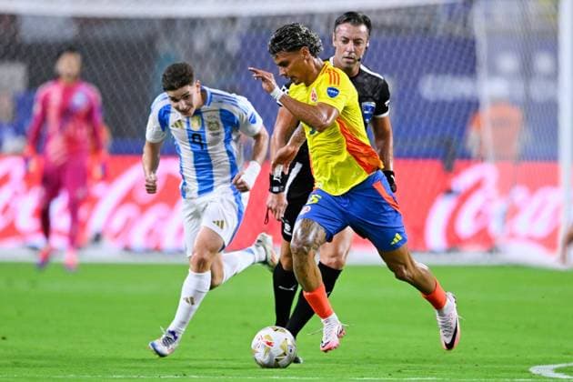RECORD DATE NOT STATED Copa America USA 2024 Argentina 1-0 Colombia - Final Richard Rios of Colombia during Final match between Argentina and Colombia as part of CONMEBOL Copa America USA 2024 at Hard Rock Stadium on July 14, 2024 in Miami Gardens, Florida, United States. MIAMI GARDENS FLORIDA UNITED STATES  Copyright: xJorgexMartinezx 20240714204123_CA_2024_F_ARG_COL_RIOS156