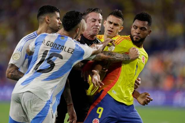 ARGENTINA VS COLOMBIA Date 15 07 2024 AMERICA CUP FINAL UNITED STATES Copyright: xxdanielxferrarix
