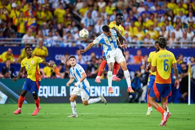 RECORD DATE NOT STATED Copa America USA 2024 Argentina vs Colombia - Final Nicolas Gonzalez of Argentina during Final match between Argentina and Colombia as part of CONMEBOL Copa America USA 2024 at Hard Rock Stadium on July 14, 2024 in Miami Gardens, Florida, United States. MIAMI GARDENS FLORIDA UNITED STATES  Copyright: xJosexLuisxMelgarejox 20240714222304_CA_2024_F_ARG_COL_GONZALEZ351